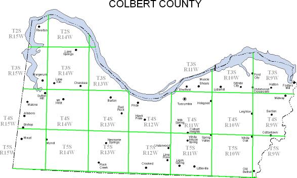 Property Ownership Maps of Colbert County, 1936